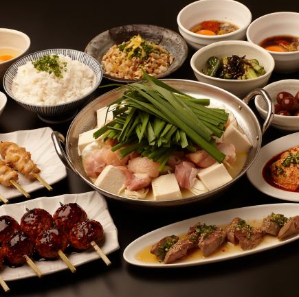 【전 10 품】 진한 닭 백탕 냄비 코스 ~ 야채가 맛있다!