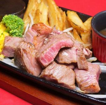 Thick-sliced sirloin steak (with rice, free large portion)