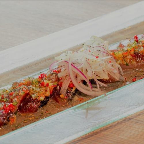鮮魚のカルパッチョ　自家製ドレッシング