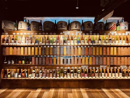 47都道府県、約80種の日本酒が飲み放題に!!