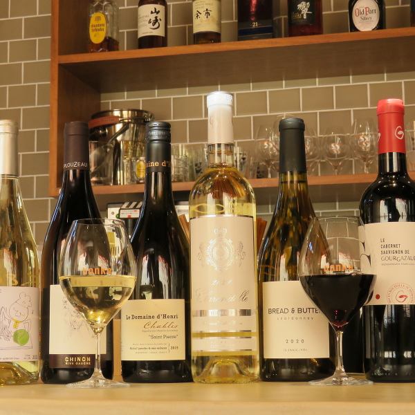 [Cheers with "Donki" ♪] Various kinds of champagne, natural wine, etc. are available! Would you like to have a toast at the end of the day?