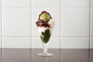 Japanese matcha parfait