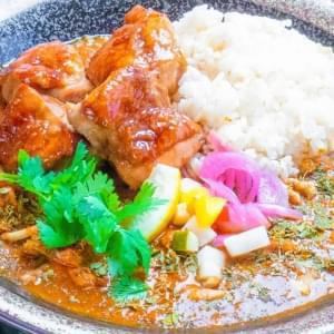 Spice curry Date chicken teriyaki chicken ver