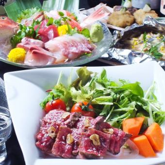 Recommended for welcoming and farewell parties ★ Hikaru's Luxury Course ♪ 10 dishes with 2 hours of all-you-can-drink for 5,000 yen ☆ *Friday and Saturday 3 hours
