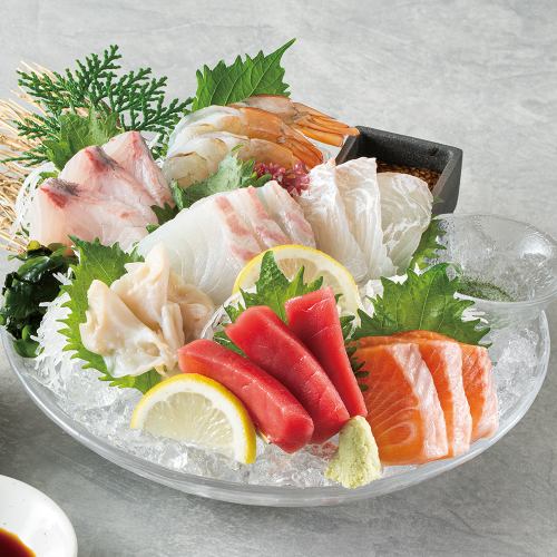 本まぐろ入り刺身7点盛合せ