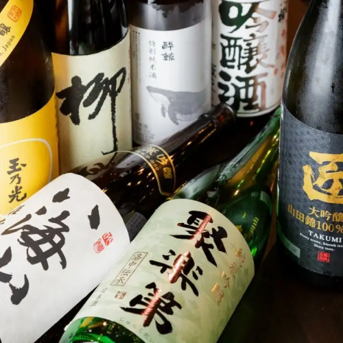 種類豊富なドリンクが魅力☆日本酒は店長が厳選目利きした地酒を10種類以上常備！