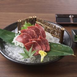 顶级瘦马肉刺身