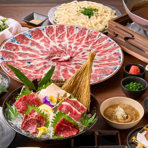 個室で心温まるすき焼きを