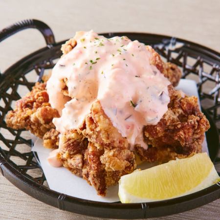 Japanese-style tartar nanban with fried chicken