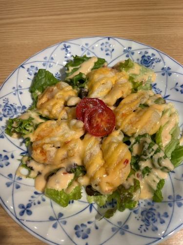 エビのチリマヨサラダ