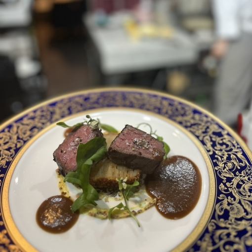 【接待などにおすすめ！】6,000円お食事コース　※＋2,000円～で飲放3種お選びいただけます！