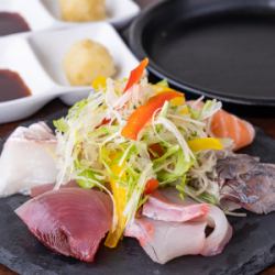 ☆海鮮焼しゃぶ1人前