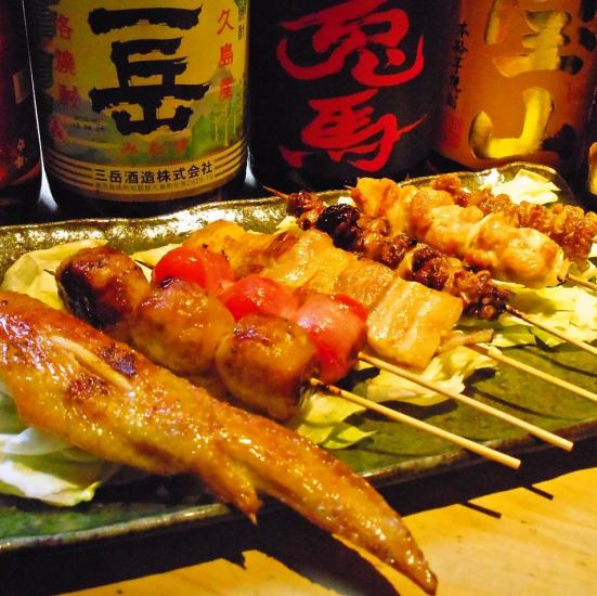 For yakitori, yakitori Takamiya! Enjoy delicious yakitori at a reasonable price!