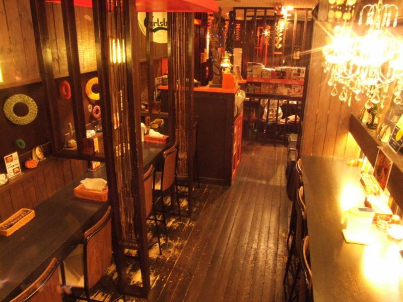 店内の可愛らしいかざりつけが魅力！