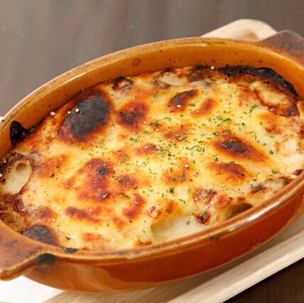 牡蠣のチーズグラタン