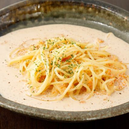 明太子クリームパスタ