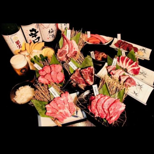 食事もお酒も楽しめる満足度重視の【ラグジュアリーコース】