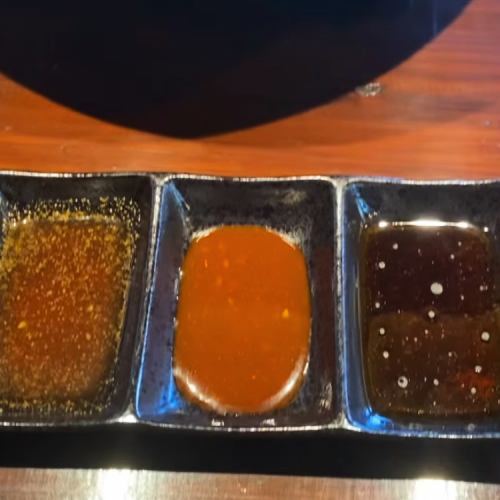 自家製タレとトリュフ塩で味わうジンギスカン