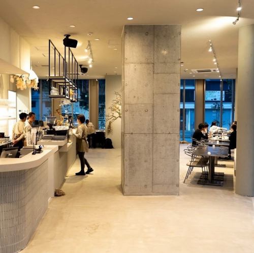 開放的な店内