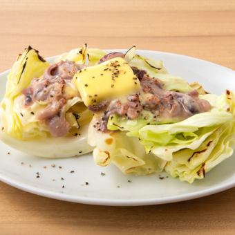 Roasted cabbage [salted butter sauce]