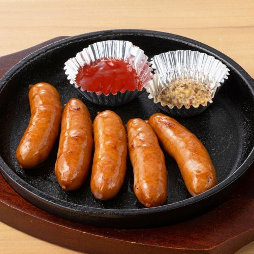 【肉料理】ウインナー鉄板焼き 五本