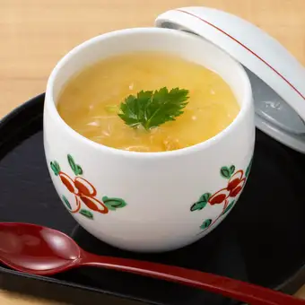 【海鲜料理】鱼翅酱蒸蛋羹