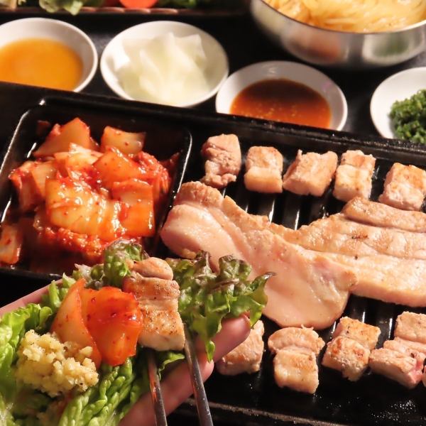 生サムギョプサル食べ放題コースが新登場！