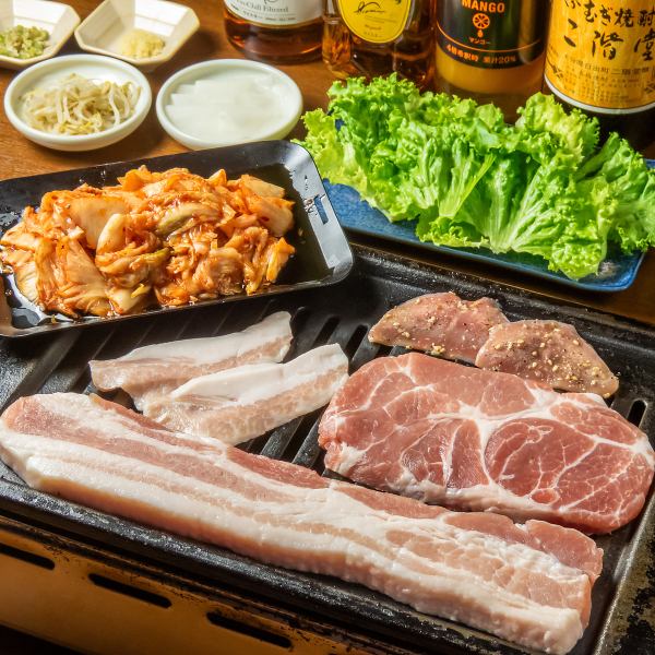 生サムギョプサル食べ放題コースが新登場!