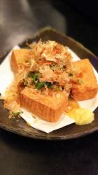 京豆腐のカリカリ揚げ