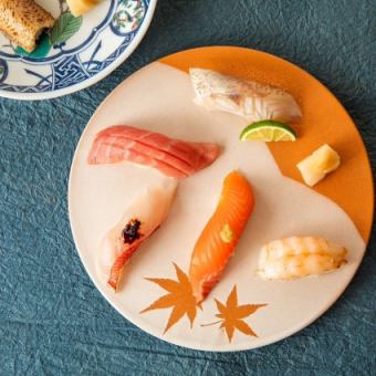 （ディナー）広島牛シャトーブリアン付き、寿司と和牛を味わうコース【厳島-Itsukushima-】