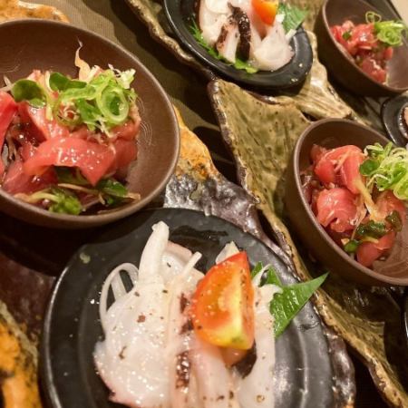 【悠閒3小時】生啤酒、日本酒無限暢飲◎與秋屋一起享受四季套餐 6,000日元