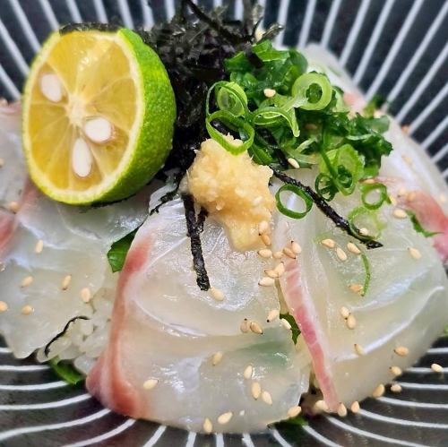 鳴門鯛の茶漬け