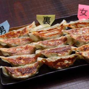 Gyoza Bancho Assortment [with sauce] (15 pieces)