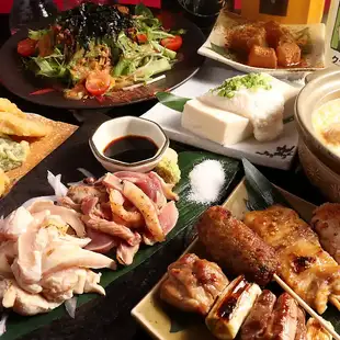 ＜120分飲み放題付き＞大和肉鶏堪能コース 全10品◇5500円(税込)