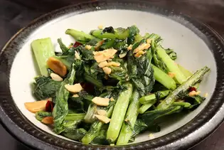 大和マナの青菜炒め
