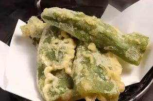 万願寺の天ぷら