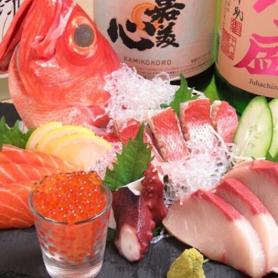 こだわりの鮮魚メニューが飲み放題付きのコースメニューに登場！コスパよく豪華な刺身盛りをご堪能ください