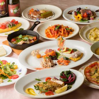 Perfect for entertaining or company parties! 100 minutes all-you-can-drink course for 8,000 yen (tax included)