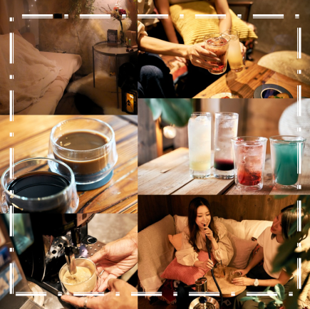 【シーシャプラン】《女子会・デートに◎》シーシャ×ドリンク×チャージ込セット3000円（税込）