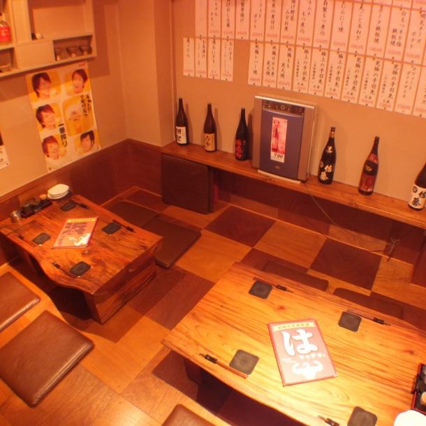 Small-sized tatami mat seats ♪ Seats for 2 to 8 people are first come, first served.You can relax in the tatami room!