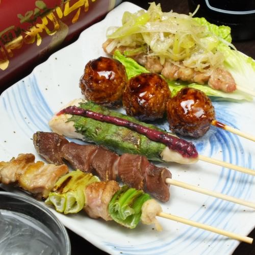 什錦烤雞肉串5個