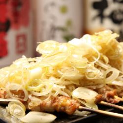 撒上葱和盐的 Seseri（酱汁、盐、辣味噌）