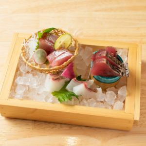 Assortment of 3 kinds of sashimi