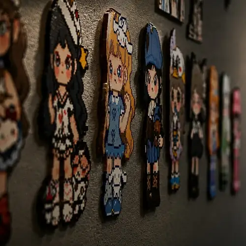221色穴なしビーズ創作♪