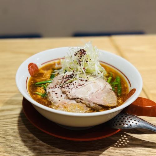 Menya Ashitama Signature Menu Special Spicy Noodles
