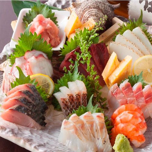 Omakase sashimi platter (5 pieces)