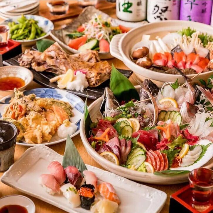 宴会やプライベート飲み会におすすめ！朝採れ！旬の食材を堪能！