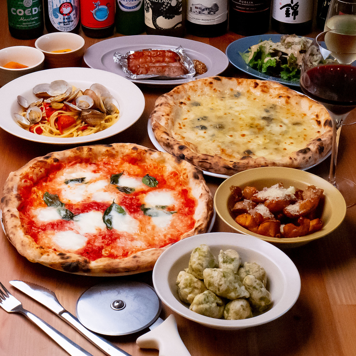名張市上八町！イタリア直送チーズと熟成生地の窯焼きピザが楽しめるイタリアン♪