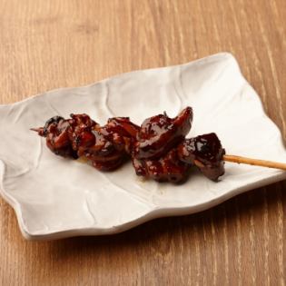 Eel liver skewers