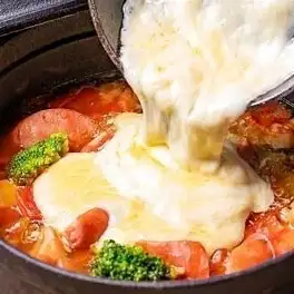 겨울에 딱♪ 3시간 음료 무제한 「토마토 치즈 냄비 코스」전 8품 4280엔→3280엔